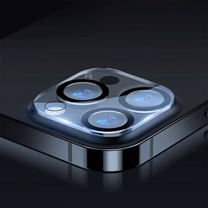 Tempered Glass HARD SILK PRINT for camera (LENS) for Iphone 15/15 Plus (island)