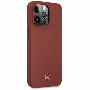 Mercedes Silikona Līnija Apvalks iPhone 13 Pro Max - Sarkans