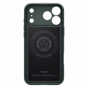Spigen Thin Fit MagSafe maciņš iPhone 18 Pro Max / 17 Pro Max, zaļš