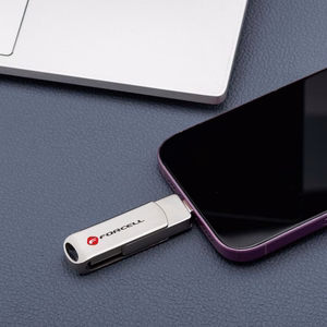 FORCELL F-DATA USB zibatmiņa Metal 32GB USB3.2 Gen 1 (USB A) sudrabaina
