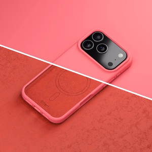 Etteri Силиконовый Mag Чехол для iPhone 17 Pro Max малиновый