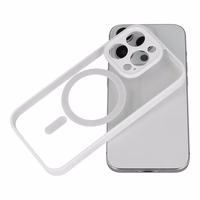 Akrila krāsas MagSafe apvalks Samsung Galaxy S24 FE balts