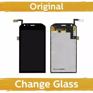 LCD ekrāns saderīgs ar CAT / Caterpillar S40 melns (Atjaunots: Ķīna)