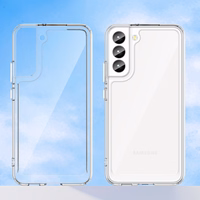 Outer Space apvalks viedtālrunim Samsung Galaxy S23+ ar elastīgu caurspīdīgu rāmi