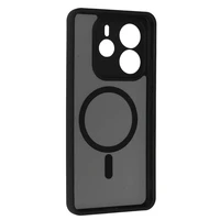 Pilnībā matētais Magnētiskais viedtālruņa apvalks Xiaomi Redmi Note 14 5G melns