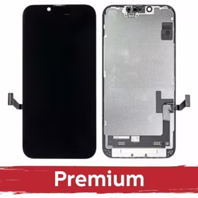 LCD displejs saderīgs iPhone 14 melns (SOFT OLED / Stable / Premium) *Self-Diagnosable*