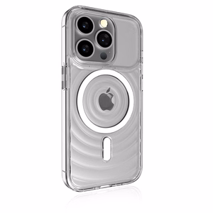 STM Reawaken Ripple MagSafe vāciņš ierīcei iPhone 15 Pro Max, caurspīdīgs