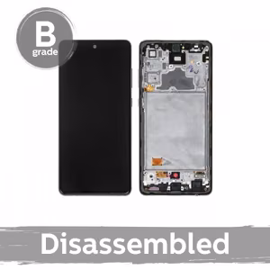 ЖК-дисплей совместим с Samsung A725 A72 с рамкой / Awesome Black / (б/у 9/10)