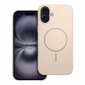 Premium glancēts magnētiskais apvalks ar kameras vadības pogu, saderīgs ar MagSafe, IPHONE 16 PLUS balts