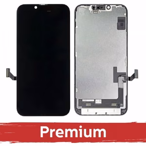 LCD ekrāns saderīgs ar iPhone 14 melns (SOFT OLED / Stable / Premium) /*Removable IC*/