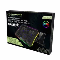 Esperanza GALERNE laptop cooling pad 48.3 cm (19") 2100 RPM melns