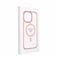 COLOR EDGE MAG COVER viedtālruņa apvalks saderīgs ar Magnētisko SAMSUNG S25 rozā