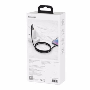 Baseus kabelis Tungsten PD USB-C - Lightning 1,0 m melns 20W