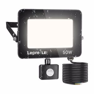 LEPRO 340006-DW-EU 50W 5000K IP65 LED-прожектор с датчиком движения