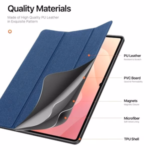 Korpuss Dux Ducis Domo Samsung X930/X936 Tab S11 Ultra tumši zils