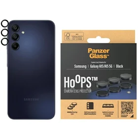 PanzerGlass Hoops kameras aizsardzība Samsung Galaxy A15 / A15 5G - ar melnu rāmi