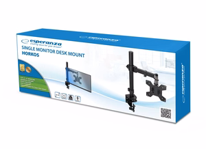 Esperanza ERW017 galda stiprinājums monitoram 10-27″, līdz 8 kg