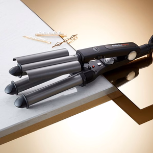 BaByliss TRIPPLE WAVER lokšķēres, melnas, 125 W, 106,3" (2,7 m)