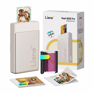 Портативный фотопринтер Liene Pearl N200 Pro 2x3" (золотой)