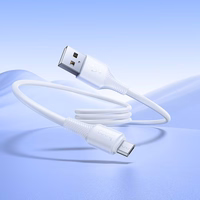 Kabelis USB A uz Micro USB Hoco 2,4A 1 m X120 balts