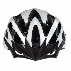 Dunlop MTB velosipēda ķivere, L izmērs, balta / melna