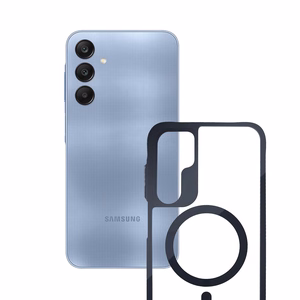 3mk Satin Armor Magnētiskais viedtālruņa apvalks Samsung Galaxy A25 5G - caurspīdīgs