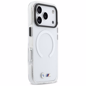 BMW M IML Shockproof Metal Logos MagSafe чехол для iPhone 17 Pro Max прозрачный