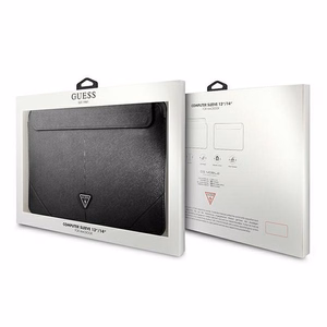 GUESS klēpjdatora / planšetdatora / piezīmju datora soma 13"–14" GUCS14PSATLK (Guess Sleeve) melna