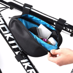 Wozinsky velosipēda rāmja soma, 1,5 l, melna (WBB11BK)