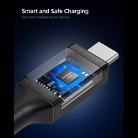 Spigen Essential EB24015CC USB-C / USB-C 240W 150 cm kabelis - melns