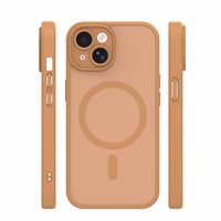 Mag Matt maciņš iPhone 15 6,1" brūns