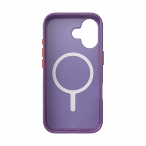 Speck Presidio Lux Grip MagSafe vāciņš ierīcei iPhone 17, “Purple Fade / Magic Purple / New Poppy” krāsā