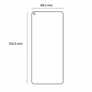 Rūdītais stikls 2,5D Samsung Galaxy A11 / M11