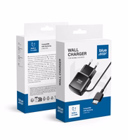 BLUE STAR lādētājs ceļojumiem 1A 5W paredzēts SAMSUNG L760 / G800 / G600 / J750 TFK-TC-1100B melns