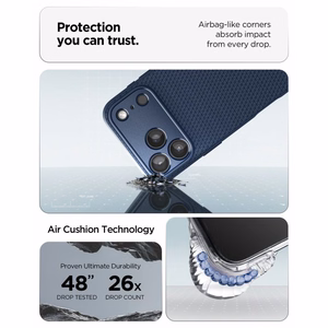 Spigen Liquid Air maciņš modelim iPhone 18 Pro / 17 Pro – krāsa: tumši zila
