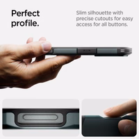 Spigen Tough Armor Magnētiskais viedtālruņa apvalks ar statīvu iPhone 16 Pro - zaļš