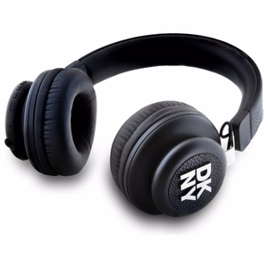 Полноразмерные Bluetooth наушники DKNY Metal Logo - чёрные