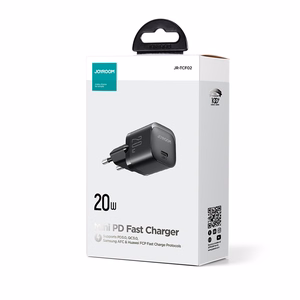 Mini lādētājs USB C 20W PD Joyroom JR-TCF02 - melns