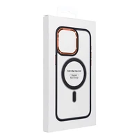 COLOR EDGE MAG COVER viedtālruņa apvalks saderīgs ar Magnētisko IPHONE 14 Pro melna zelta