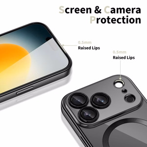 Tech-Protect MagFlex MagSafe Чехол для iPhone 17 Pro Max - прозрачный чёрный