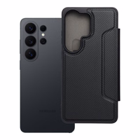 RAZOR grāmatas tipa viedtālruņa apvalks SAMSUNG S26 Ultra, melns