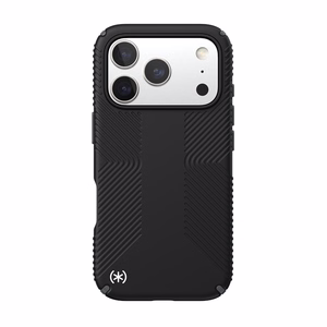 Speck Presidio2 Grip MagSafe vāciņš ierīcei iPhone 17 Pro, “Black / Slate Grey” krāsā