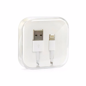 Kabelis USB A uz Lightning 1A HD4 BOX 1 m balts