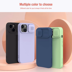 Nillkin CamShield Silky Silicone Case for Iphone 15 Plus purple
