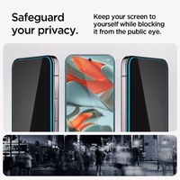 Spigen Glas.TR "Ez Fit" Privacy 2 komplekts privātuma stikls Google Pixel 9 Pro XL