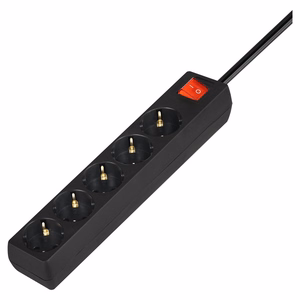 Savio LZ-15 – Schuko pagarinātājs, 5 kontaktligzdas, 5 m
