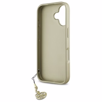 Guess 4G Charms Kolekcijas viedtālruņa apvalks iPhone 16 Plus - melns