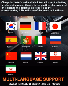 Konnwei KW650 akumulatoru testeris