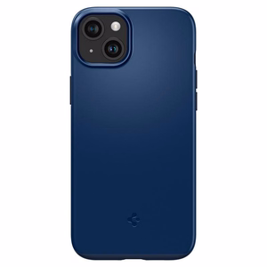 Spigen Thin Fit viedtālruņa apvalks iPhone 15 Plus - zils