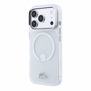 Case Lacoste IML Frosted Petit Pique Metal Logo MagSafe Apple iPhone 18 Pro Max